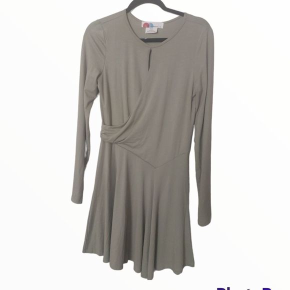 FREE People Beach Asymmetrical Faux Wrap Mini Dress - Picture 1 of 6